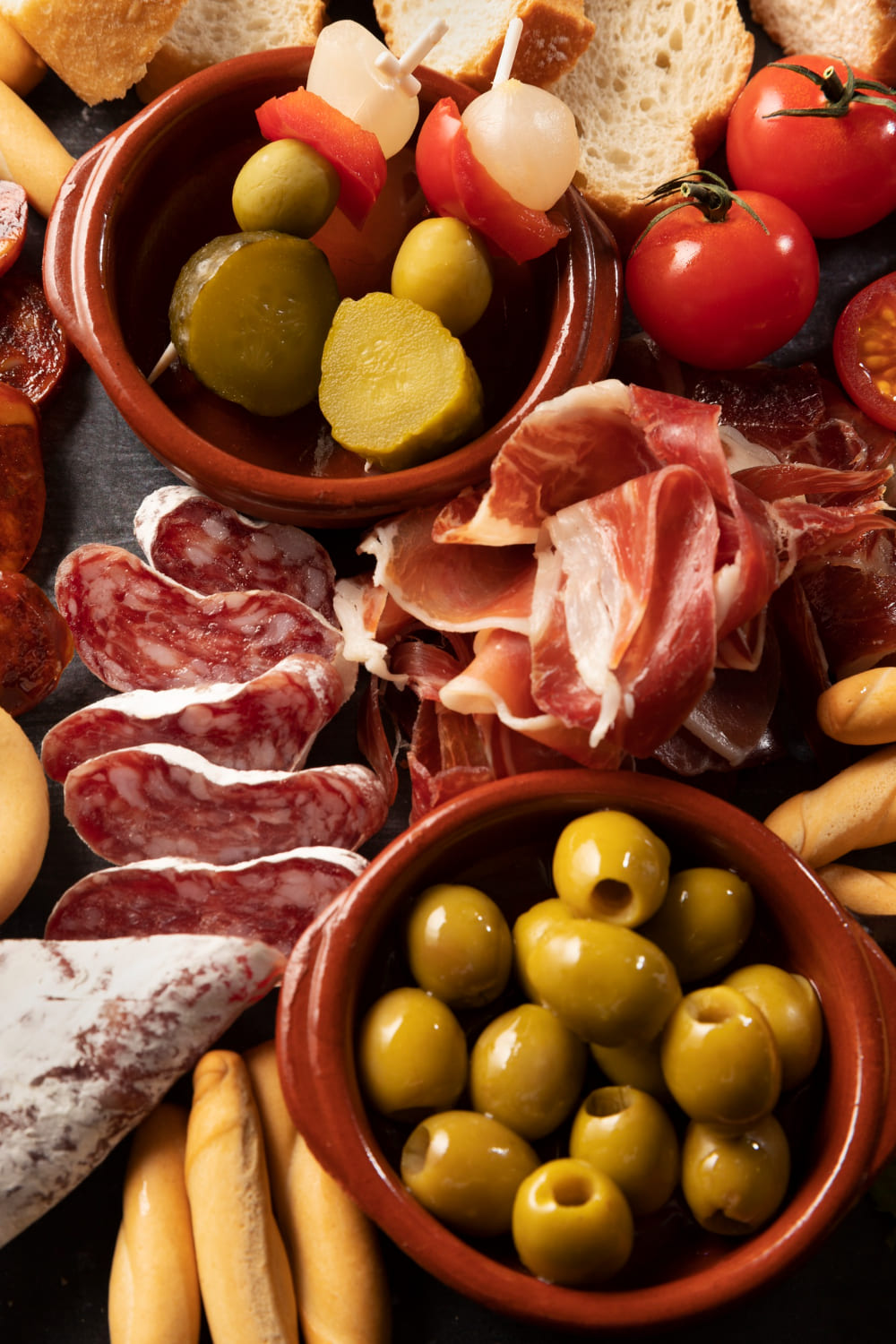 Tapas de calidad variadas